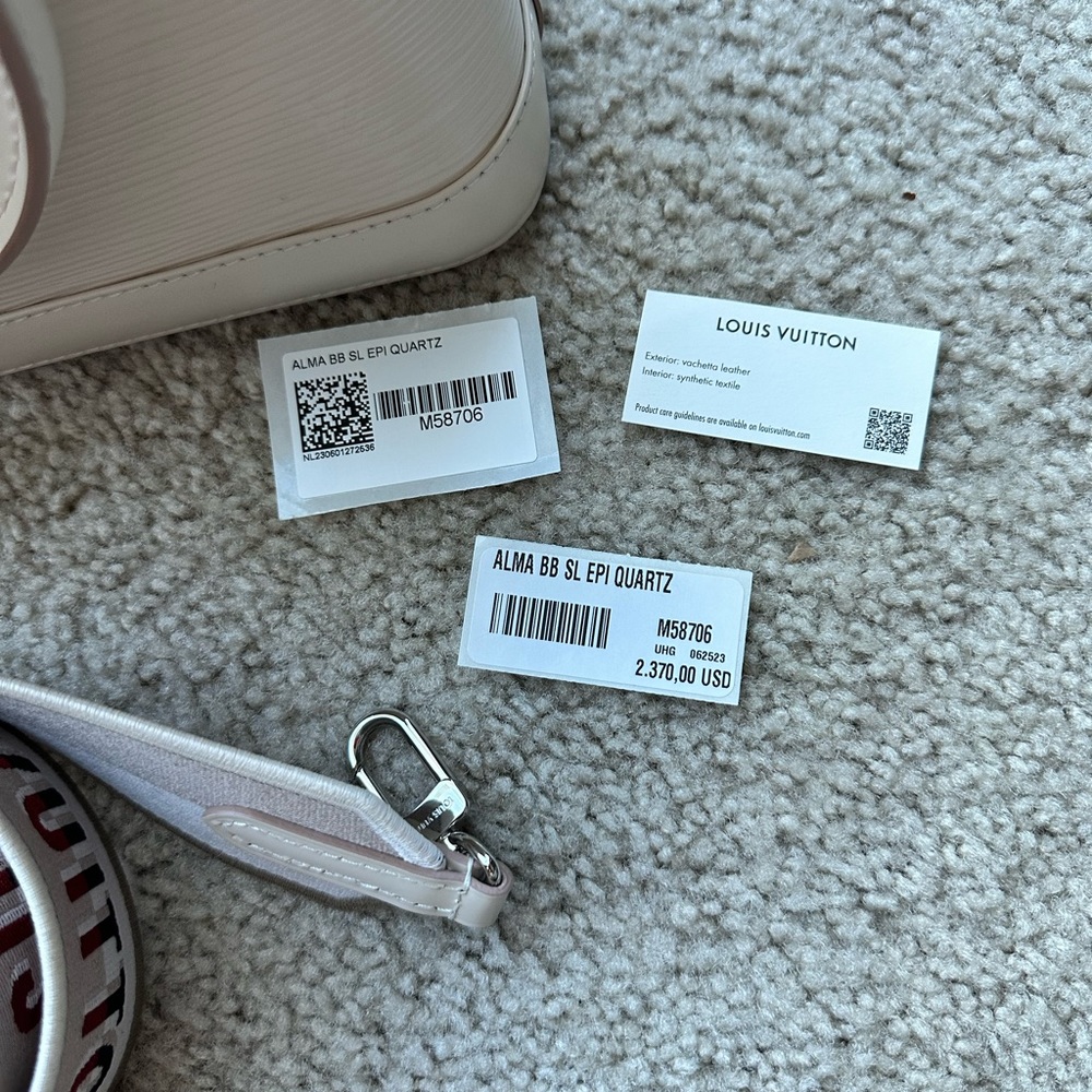 Louis Vuitton Alma BB Quartz epi - Picture 7 of 13